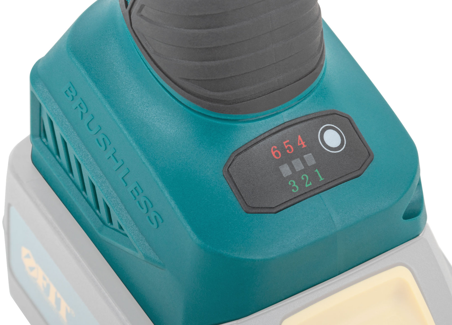 Шлифмашина угловая акк. 20 В; 3000-8500 об/мин; КлК 125 мм; 1,6 кг; регулир.оборотов; бесщеточный, без АКБ; кор. (79912)