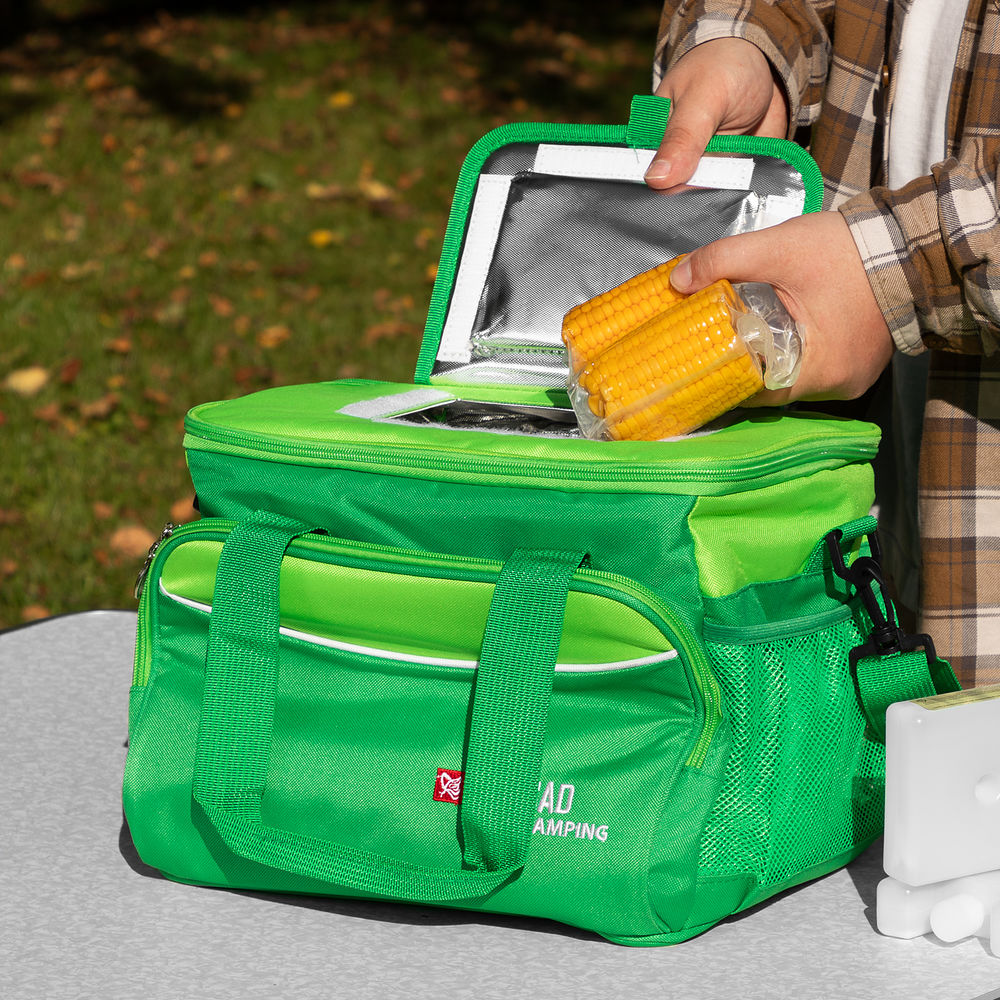 Сумка холодильник 320 x 250 x 240 мм, с двумя охлаждающими блоками Camping Palisad (69597)