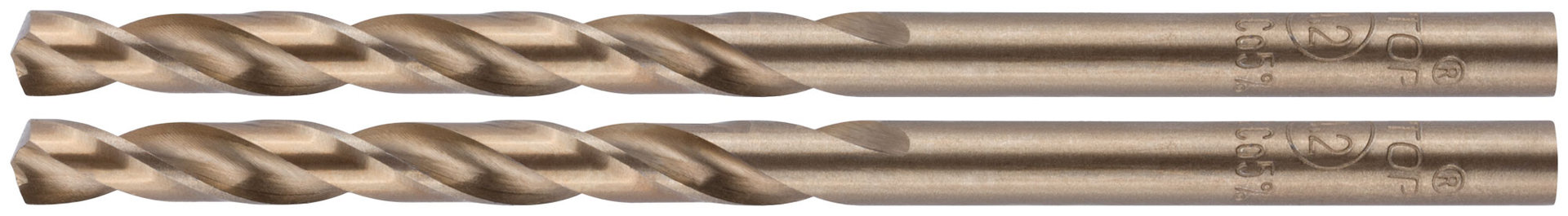 Сверло по металлу Cutop Profi с кобальтом 5% 4,2 x 75 мм, 2 шт. (48-374)