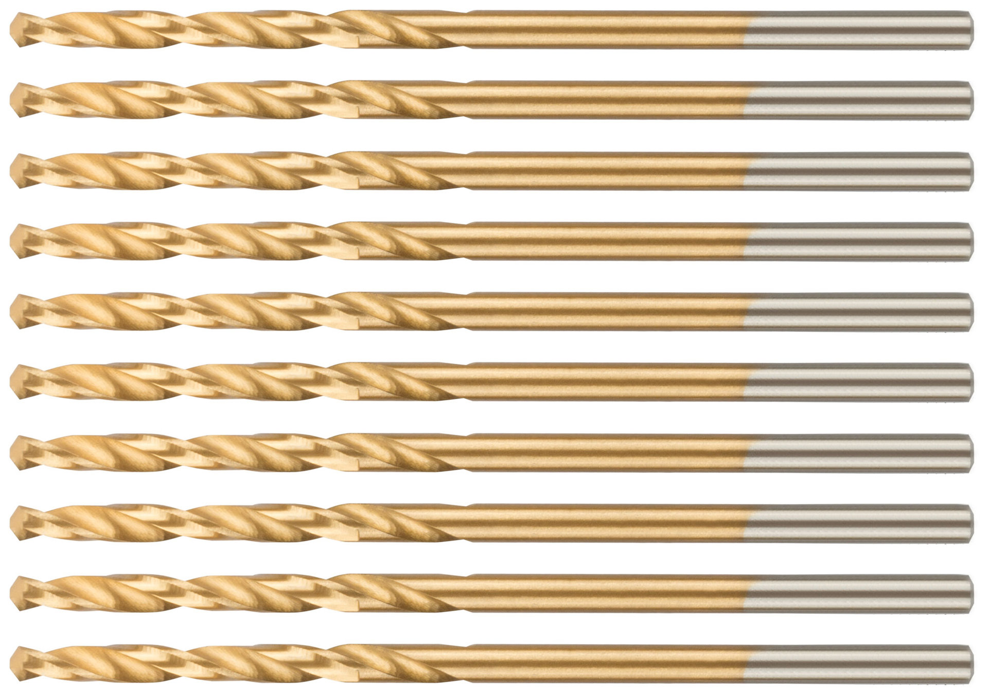 Сверло по металлу Cutop Profi с титановым покрытием, 2х49 мм (10 шт) (52-427)