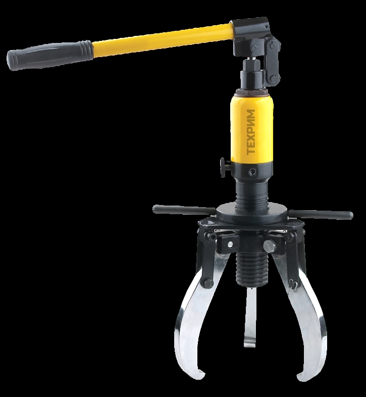 Съёмник гидравлический противоскользящий со встроенным насосом 10 т СГ-10ПС ТЕХРИМ 811505-10-П