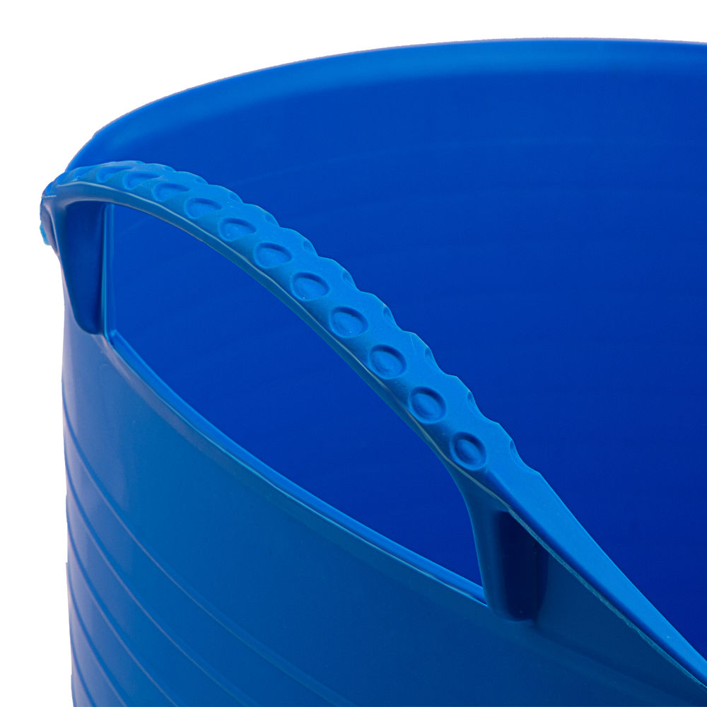 Ведро гибкое сверхпрочное, 40 л, синее, Сибртех (67508)