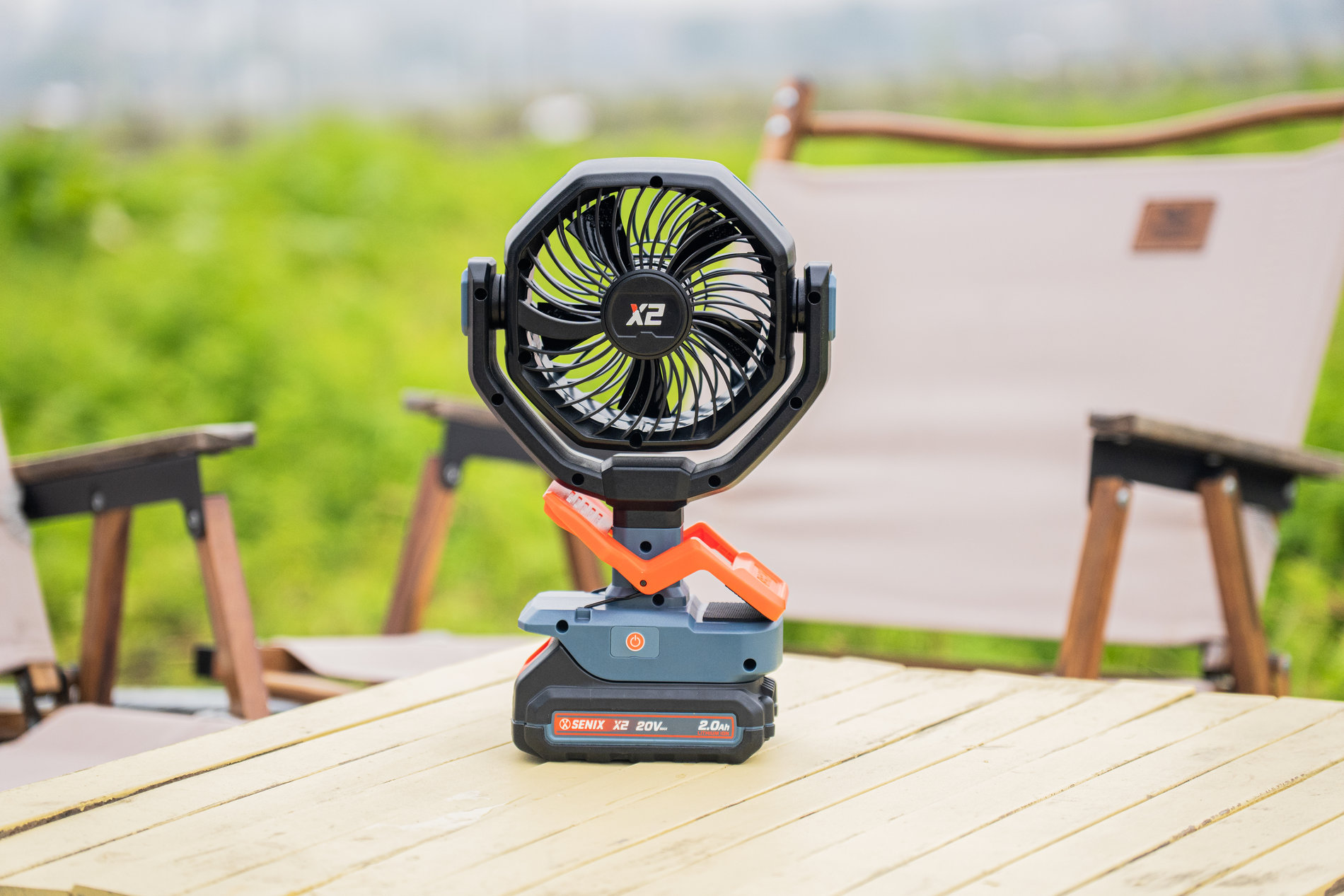 Вентилятор аккумуляторный, без АКБ и ЗУ X2 20В