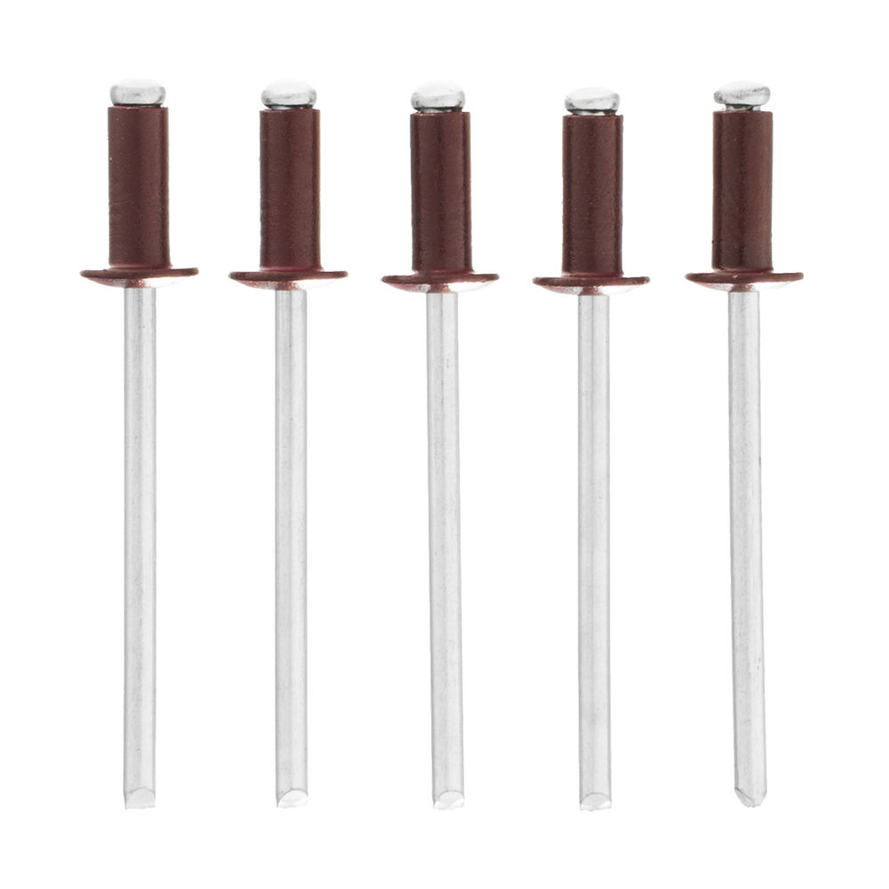 Заклепки 3.2 х 8 мм RAL 3005, красное вино, 50 шт Matrix (40678)