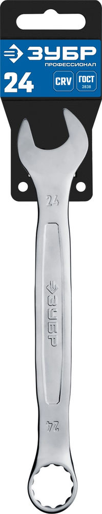 Ключ гаечный комбинированный 24 мм Профессионал ЗУБР 27087-24