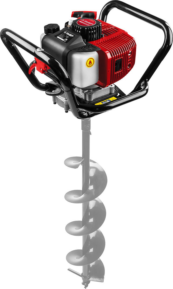 Мотобур (бензобур) d 60-200 мм 52 см? 1 оператор ЗУБР МБ1-200