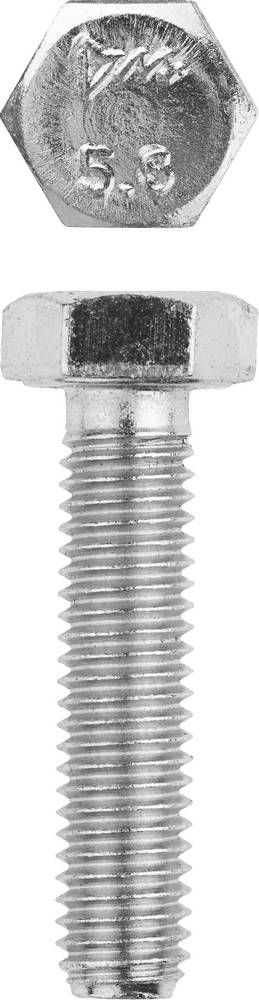 Болт M8 x 35 мм, кл. пр. 5.8, цинк, 5 кг, ГОСТ 7798-70 ЗУБР 303080-08-035