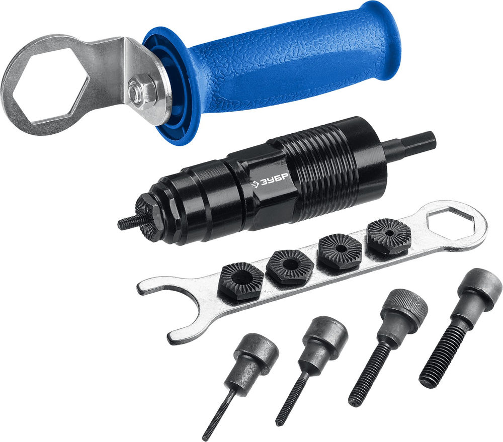 Насадка-заклепочник на шуруповерт НР-М8, М3 - М8 ЗУБР Профессионал 31221