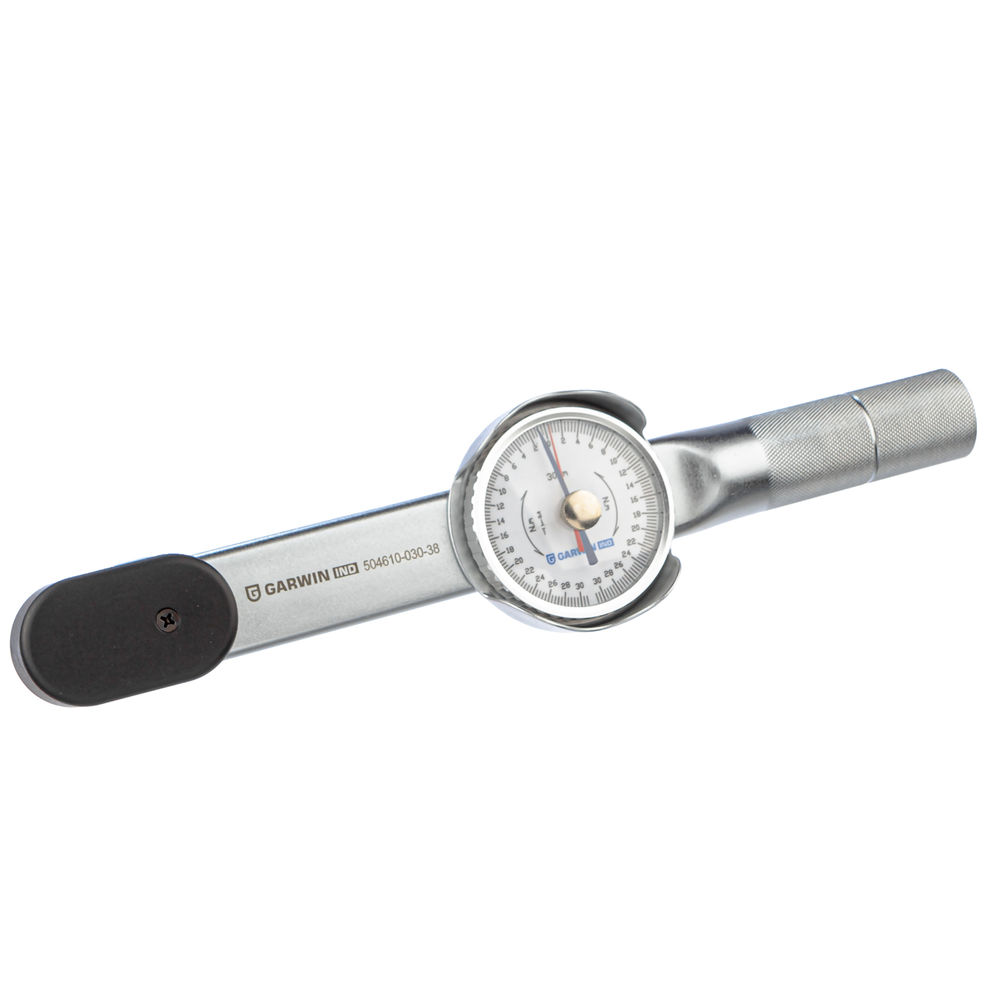 Динамометрический ключ 0-30 Нм, стрелочного типа, двусторонний, с приводным квадратом 3/8, GARWIN INDUSTRIAL, 504610-030-38