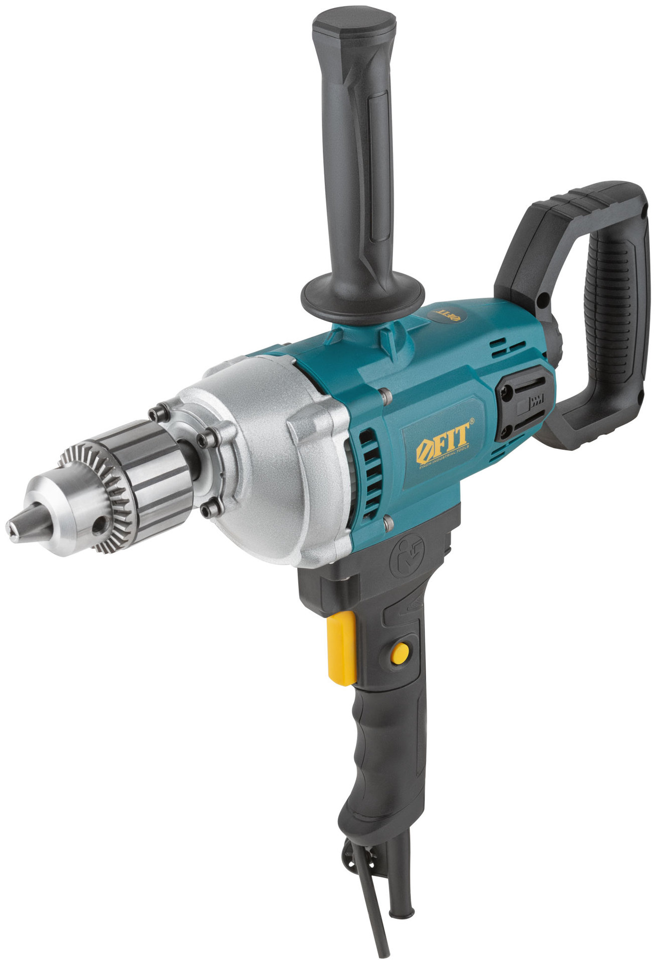 Дрель-миксер 720 Вт; 0-900 об/мин; КлП 3-16 мм; металл.корпус, рез.накл.; коробка (80036)