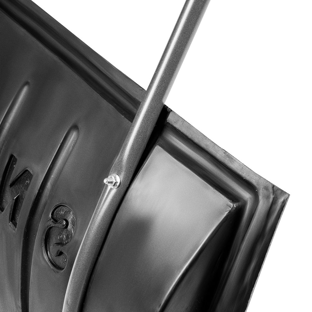 Движок для уборки снега пластиковый, 780 х 420 х 1140 мм, стальная рукоятка, Сибртех (61594)