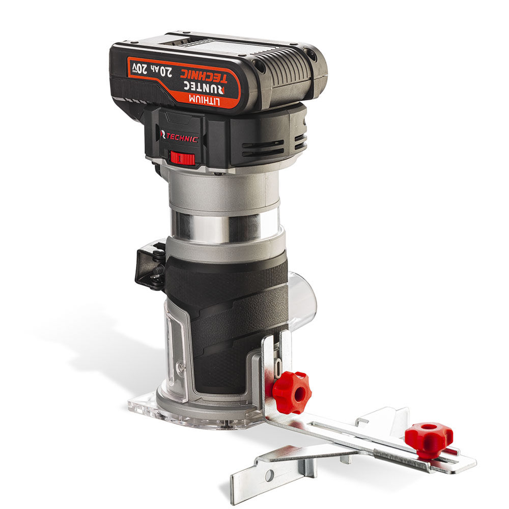 Фрезер аккумуляторный TECHNIC 20В, 2*2Ач, 900Вт RUNTEC RT-RT900T