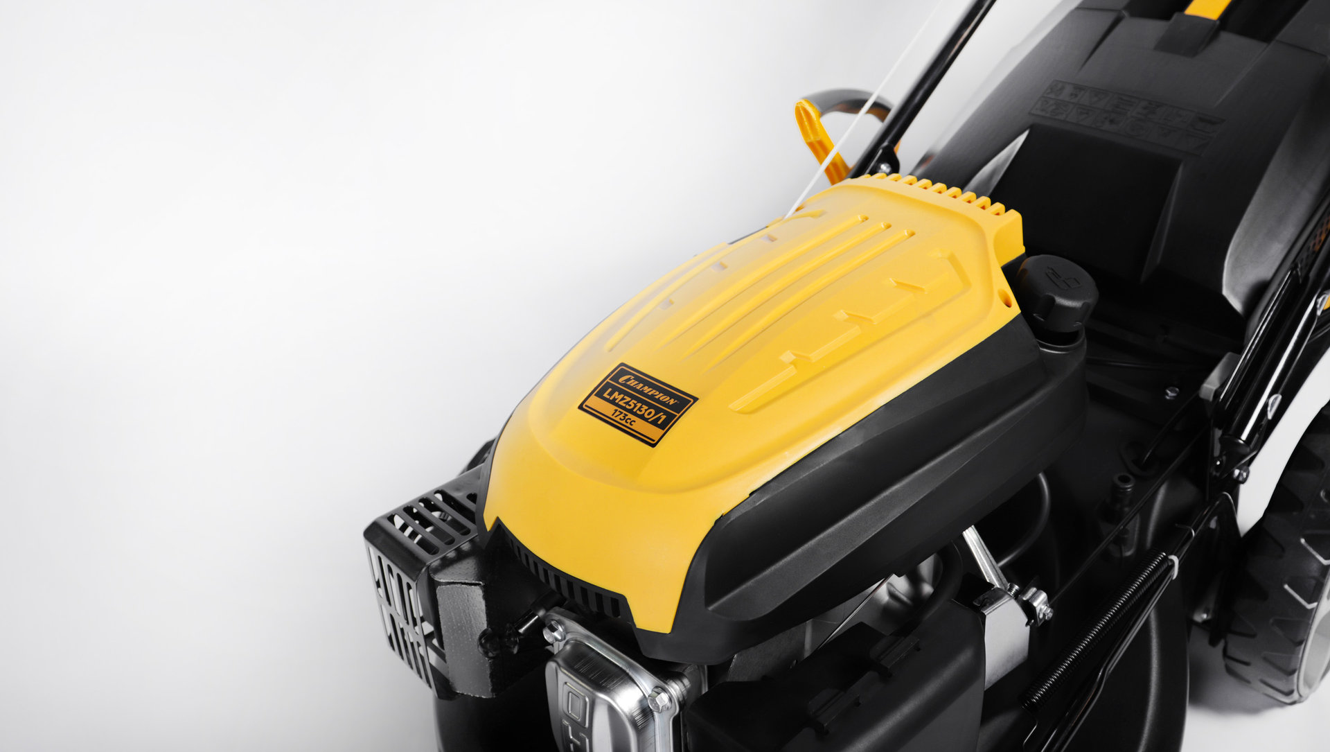 Газонокосилка CHAMPION LMZ5130/1 (3кВт привод 508мм 65л 25-75мм 1рычаг/6, 37кг4в1 3колеса1разблок) (LMZ5130/1)