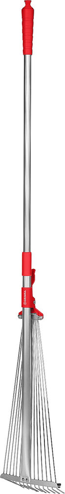 Регулируемые веерные грабли GХ-30, длина 1240 мм, ширина 170 - 450 мм, стальные проволочные, алюминиевый черенок GRINDA 8-421867_z03