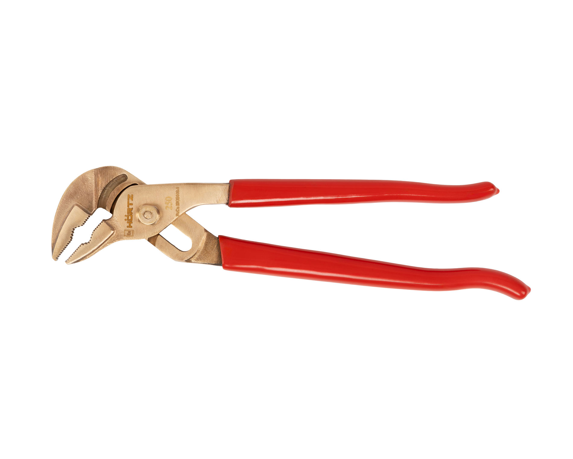 Клещи переставные универсальные 250 искробезопасные сплав BeCu 252A-1002, HORTZ