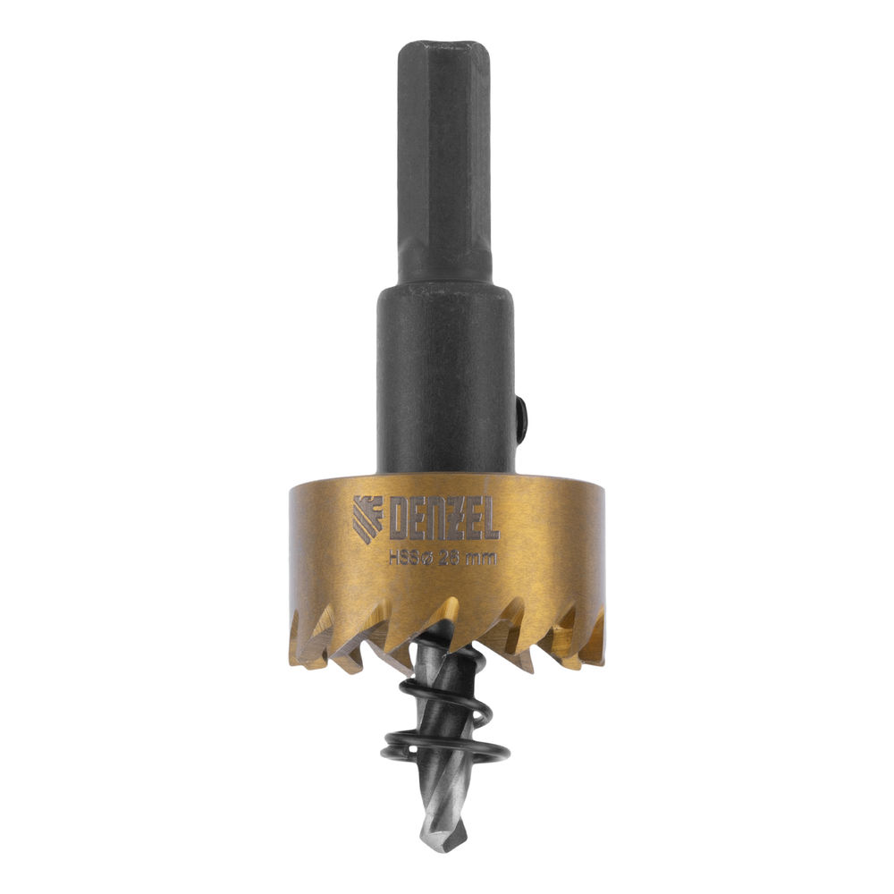 Коронка по металлу HSS, 26 мм, нитридтитановое покрытие Denzel (724105)