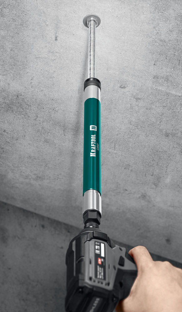 Длинная ударная бита с торцовой головкой GIRAF, 13 мм (М8), 285 мм KRAFTOOL 26197-13