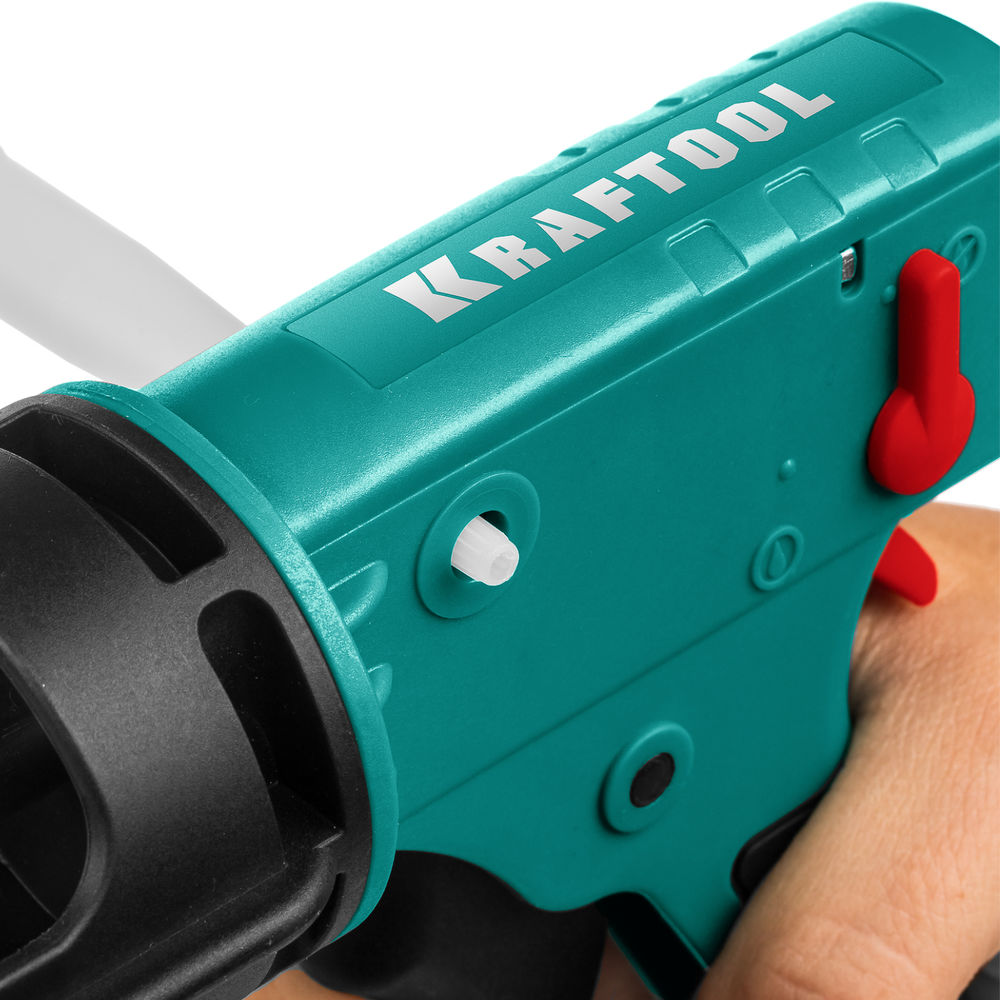 Пистолет для герметика GRAND 2-in-1, 310 мл, антикапельная система, скелетный KRAFTOOL 06674