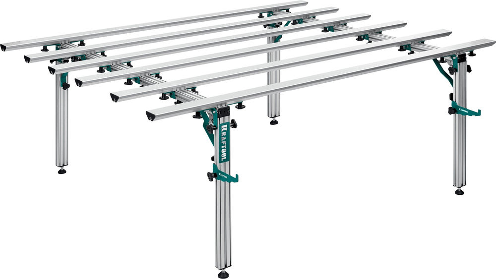 Стол для работ с крупноформатными листовыми материалами TTL-180, 180х140х70 см, макс 250 кг KRAFTOOL 33253-180