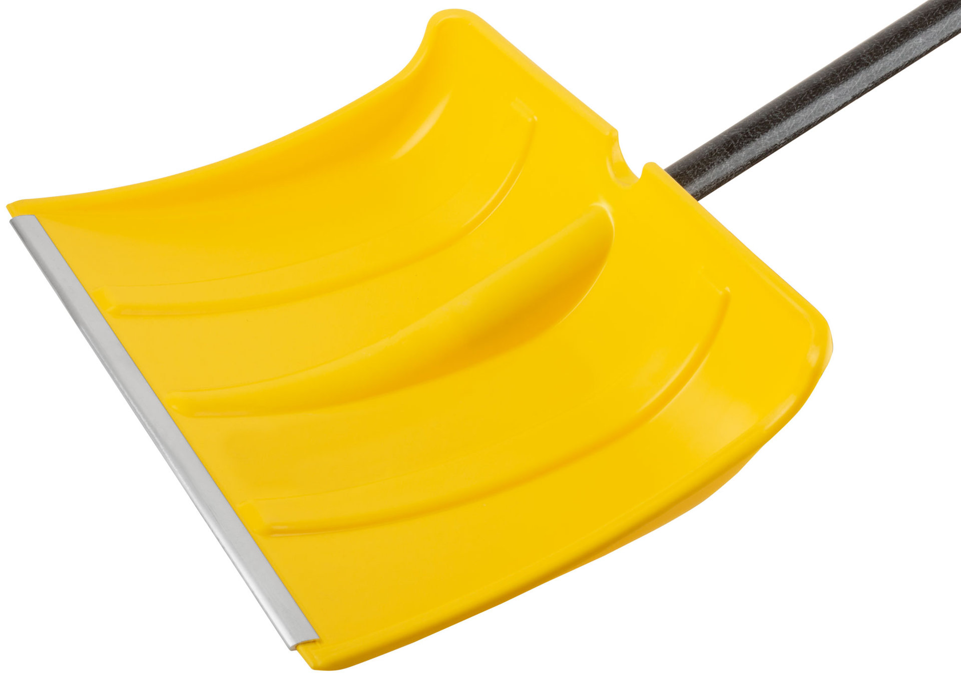 Лопата для уборки снега Гардения Монблан пластиковая, стеклопластиковый черенок 500x375х1340 мм (68109)