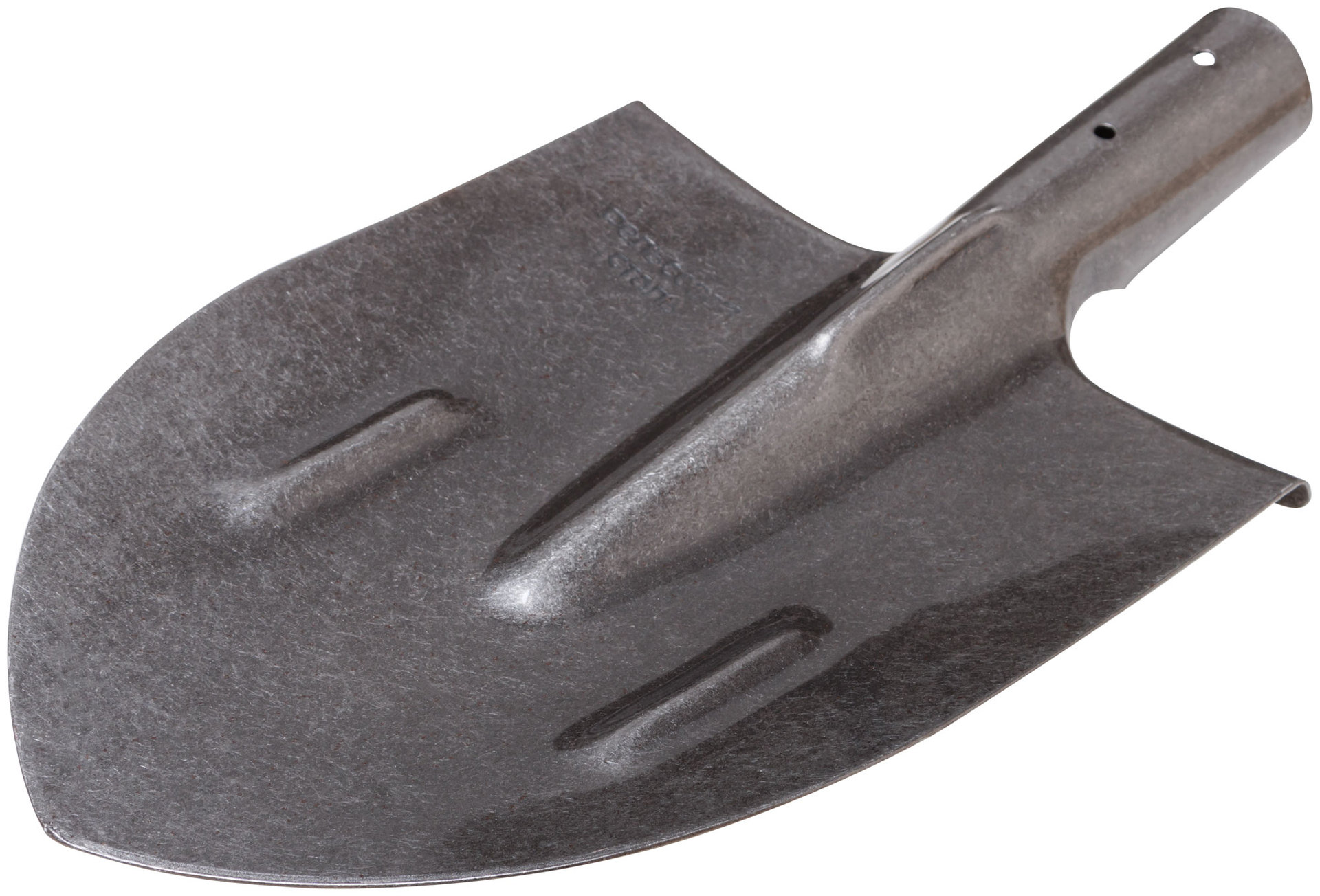 Лопата штыковая ,без черенка, рельсовая сталь 210х385 мм (77195)
