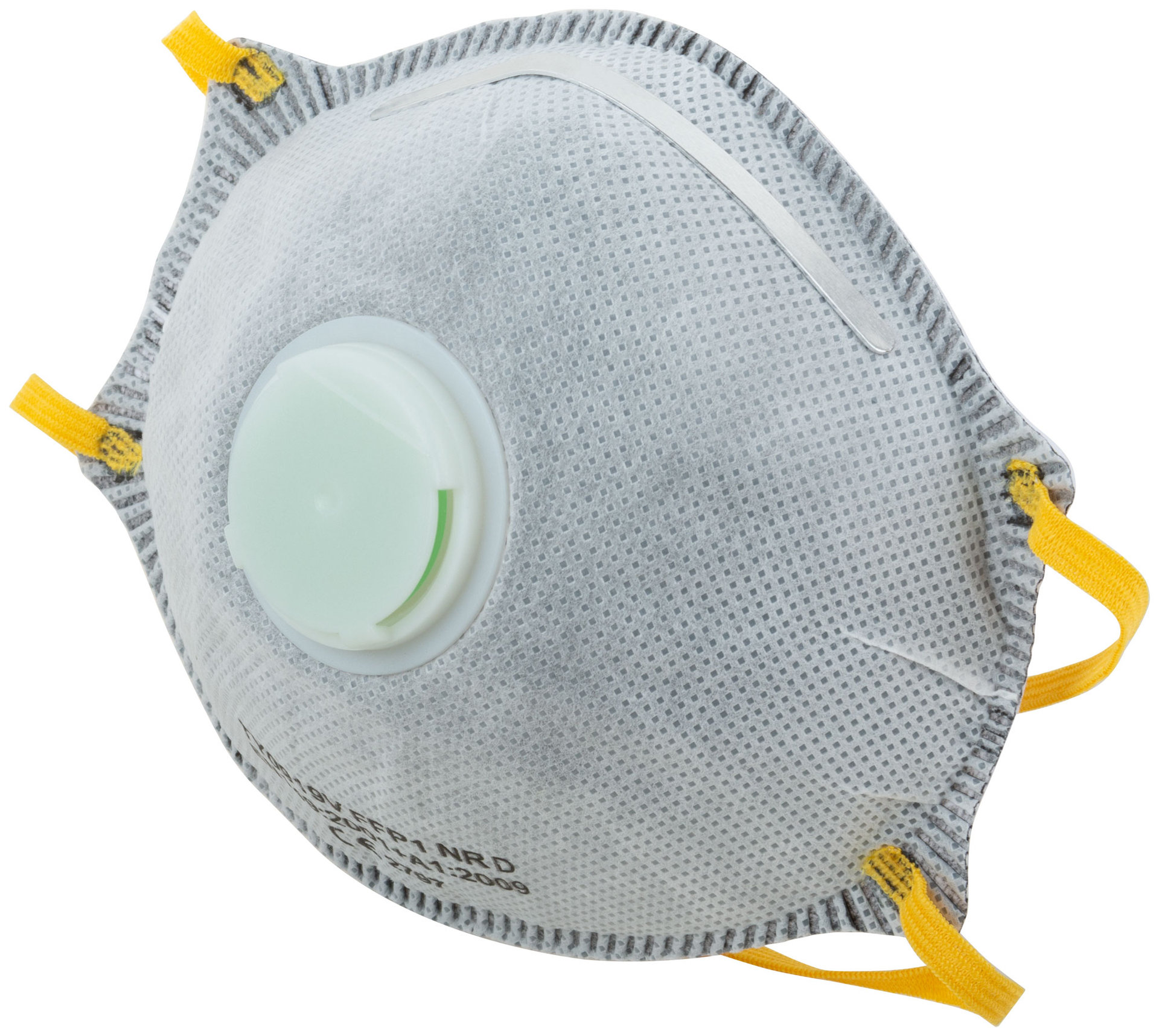 Маска полипропиленовая 4-х слойная, угольный фильтр, с клапаном (12288)