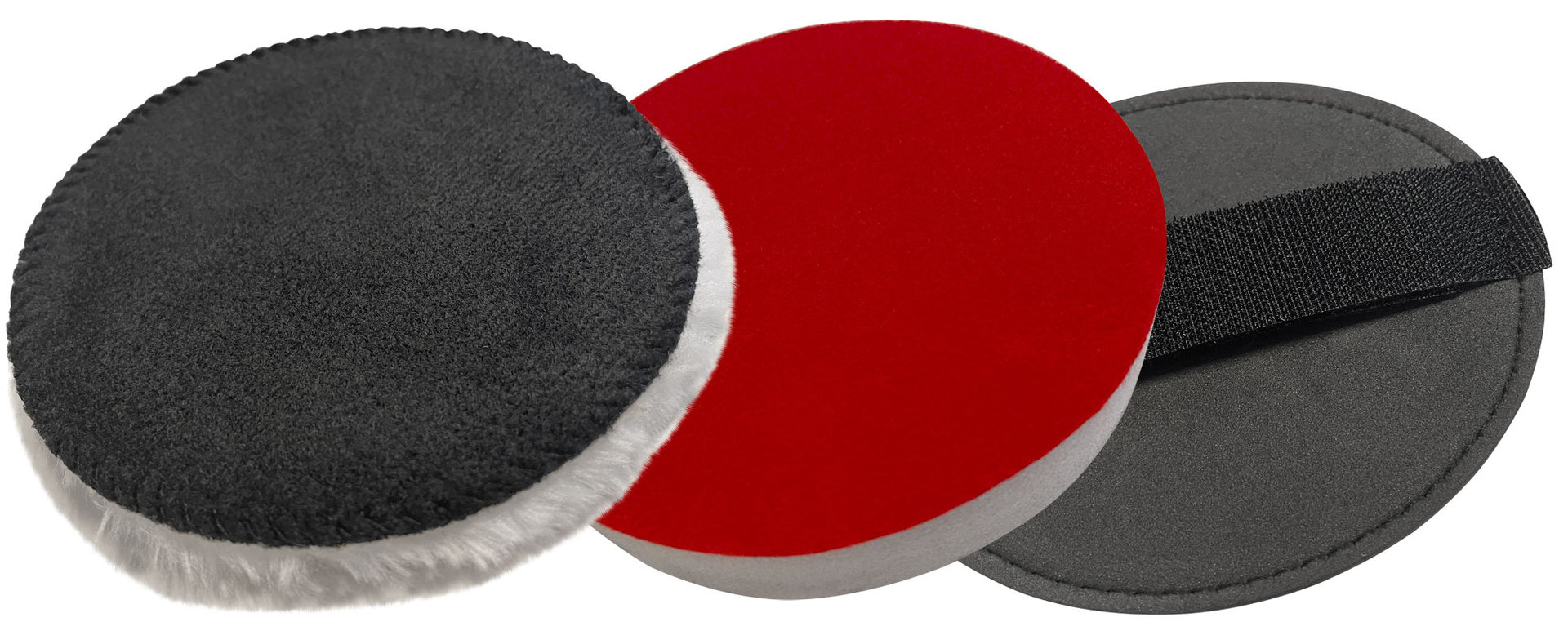 Набор насадок полировальных, 3 шт., 125 мм