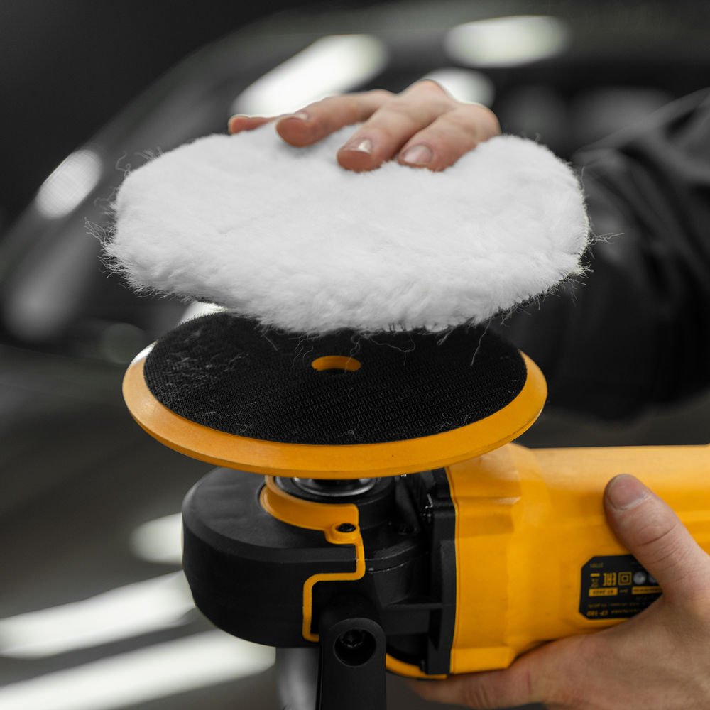 Насадка полировальная под липучку, 180 мм, натуральная шерсть Matrix (75954)