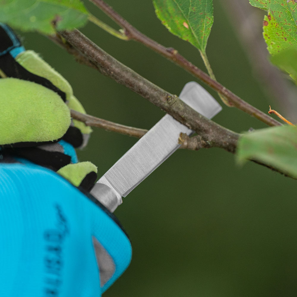 Нож садовый складной, копулировочный, 173 мм, деревянная рукоятка, Palisad (79002)