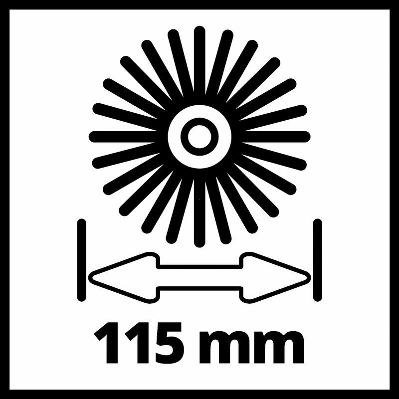 Очиститель акк. садовых дорожек Einhell PXC PICOBELLA 18/215,18В,до215мм,работа с водой,без АКК и ЗУ (3424200)