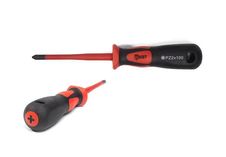 Отвертка диэлектрическая Слим PH2100 (КВТ) 78584