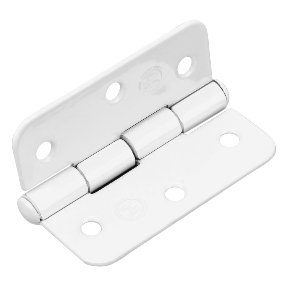 Петля накладная ПН5-60, белая, 4 шт, (Металлист) (91561)