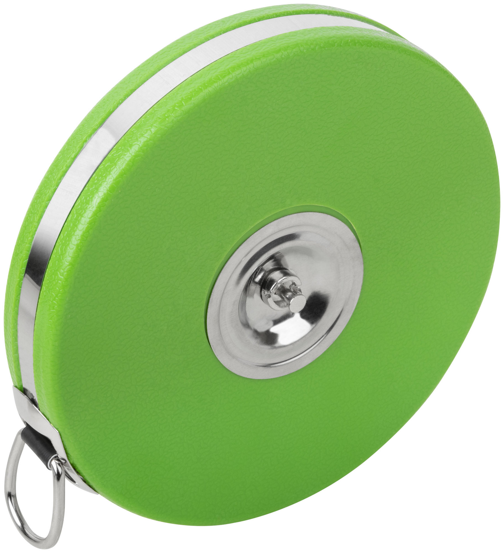 Рулетка, фибергласовая лента, зеленый пластиковый корпус 20 м