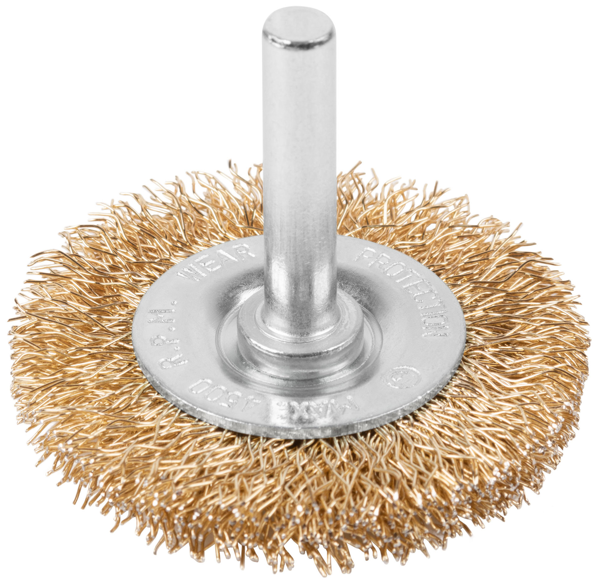 Щетка для дрели, тип Плоская, латун. витая проволока 0,3 мм, 50 мм, блистер, CUTOP Profi (82-914)