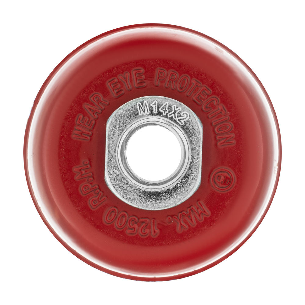 Щетка для УШМ, 75 мм, М14, чашка, латунированная витая проволока Matrix (74604)