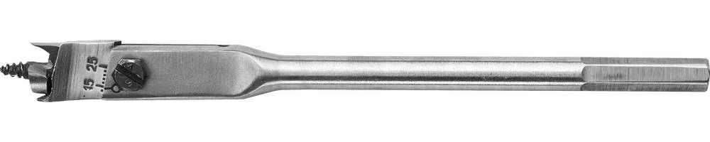 Сверло по дереву регулируемое перовое d 15-45 мм STAYER 2951-15-38