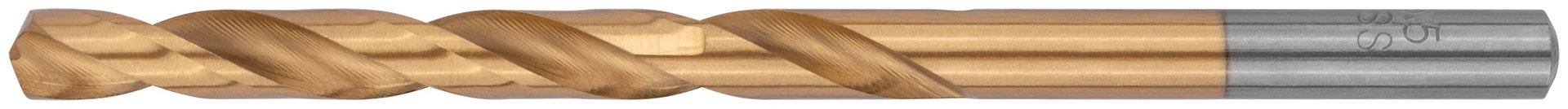 Сверла HSS по металлу, титановое покрытие 5,5 мм (10 шт.) (34155)