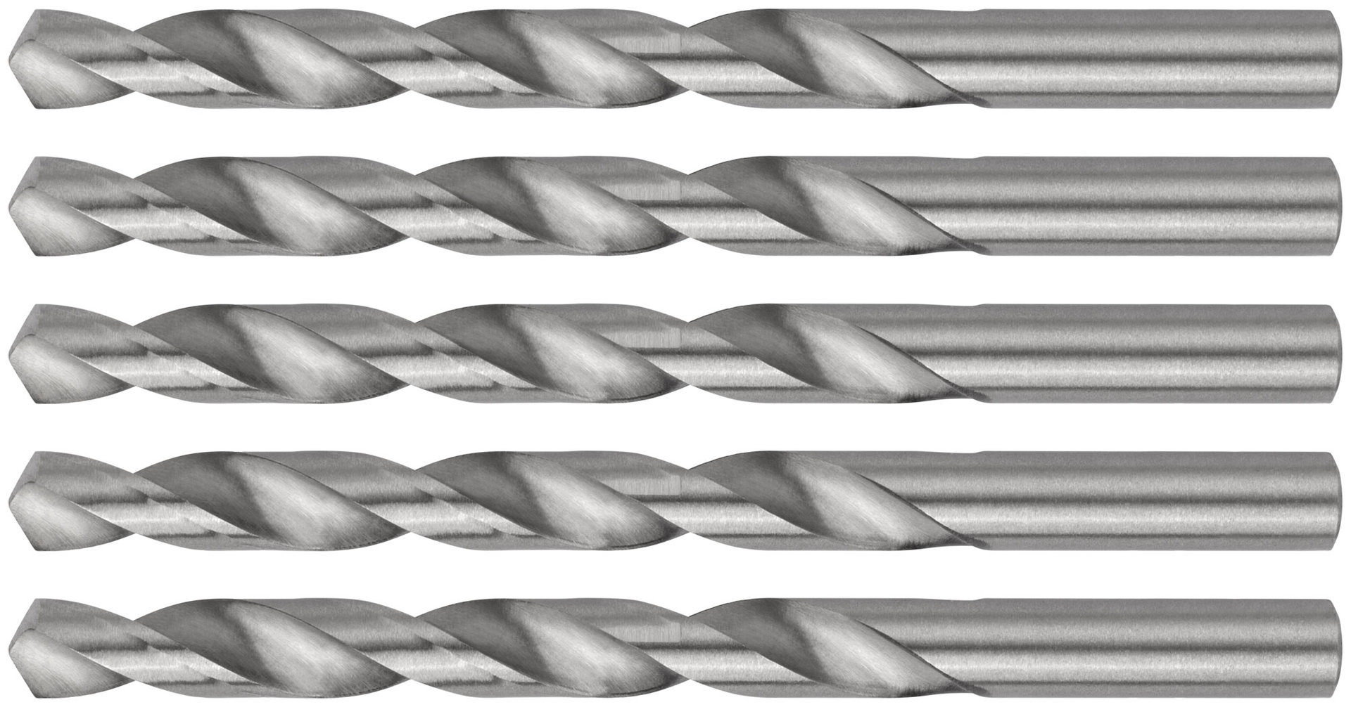 Сверла по металлу HSS полированные 8,0 мм (5 шт.) (33772)
