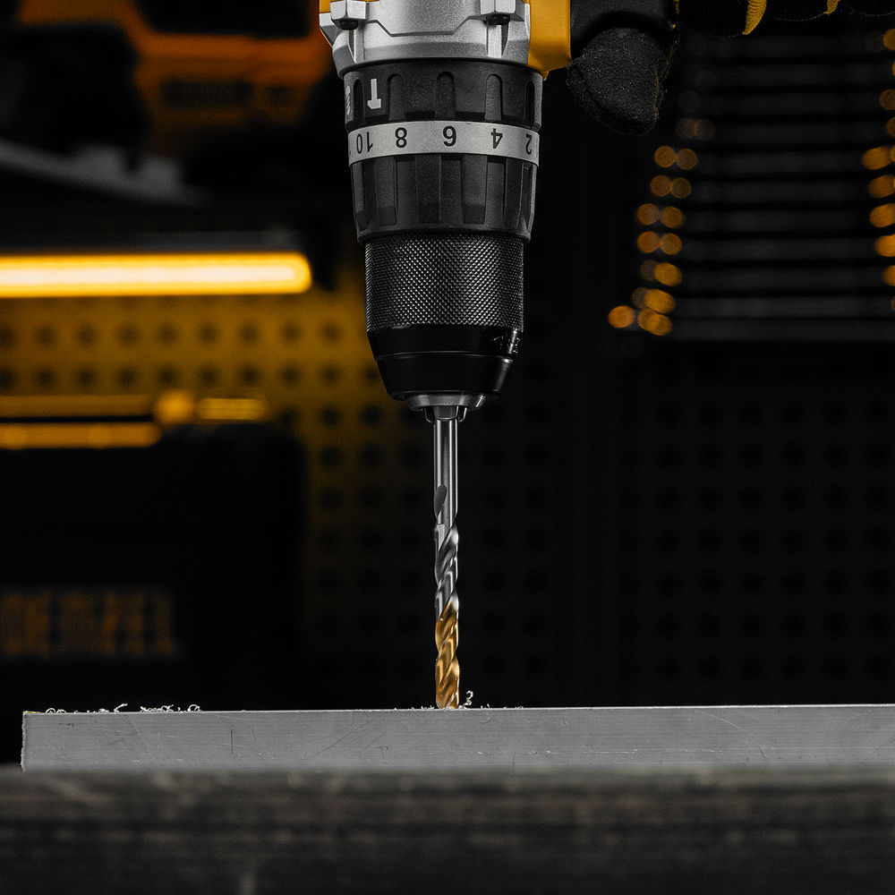 Сверло спиральное по металлу 6,5 x 100 мм, Р6М5, Golden Tip Denzel (718236)