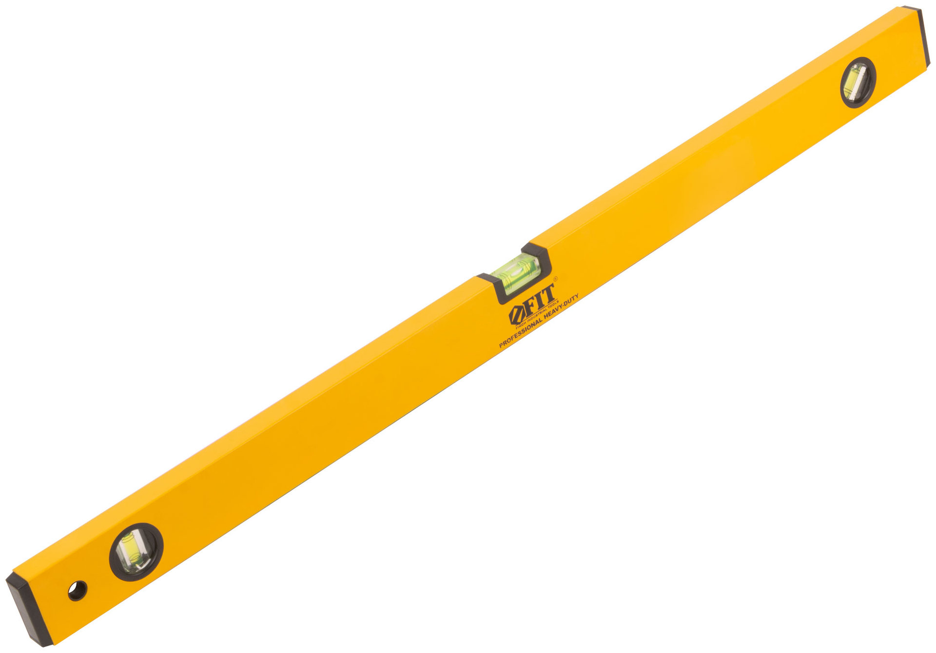 Уровень Магнит, 3 глазка, желтый усиленный корпус, магниты, шкала, Профи 800 мм (18248)
