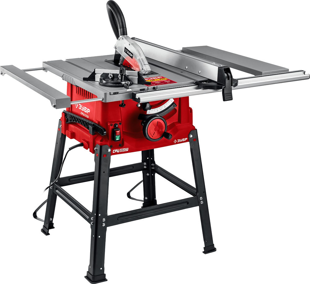 Станок распиловочный d 254 мм 1900 Вт с удлинителем ЗУБР СРЦ-254су