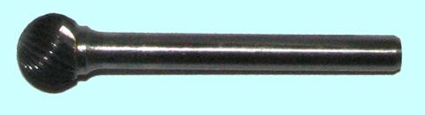 Борфреза тв.спл. сферич.d12х10х6х65 спиральная насечка (D12 10М06) CNIC