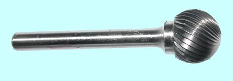 Борфреза тв.спл. сферич.d16х14х6х65 спиральная насечка (D16 14М06) CNIC