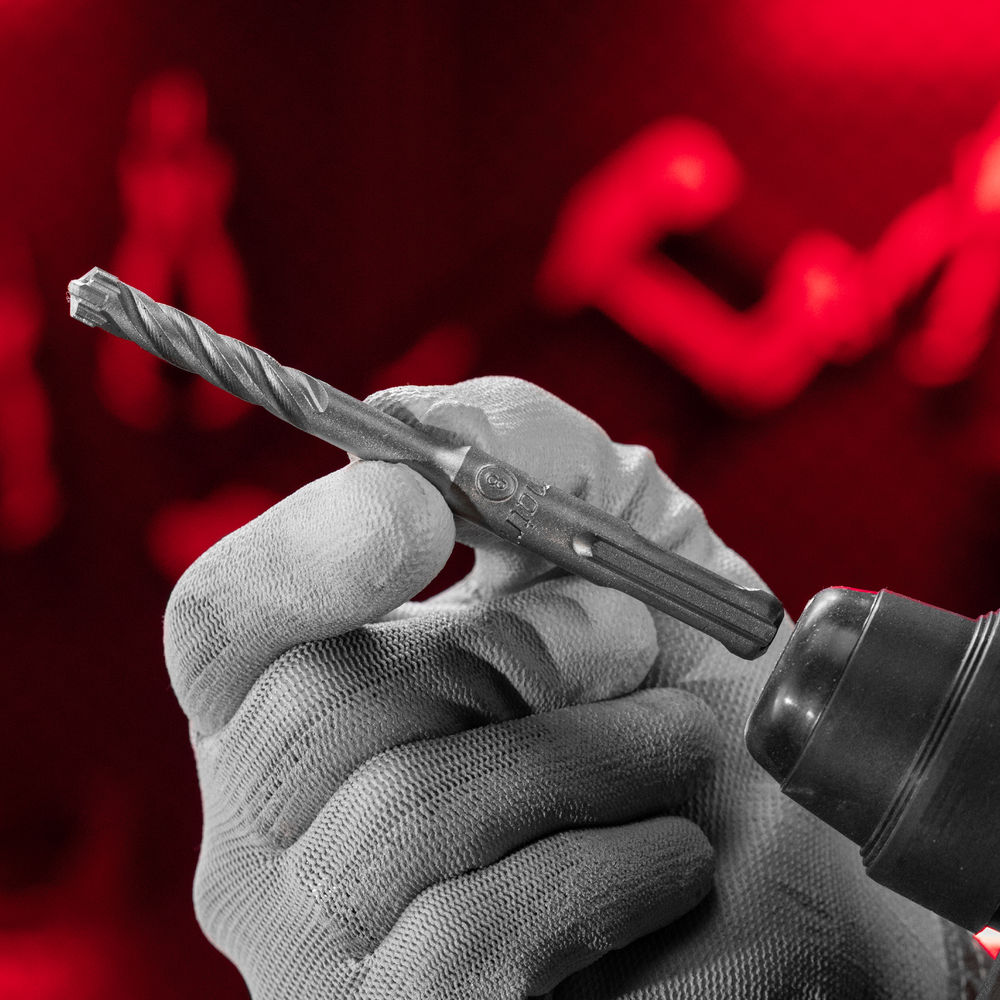 Бур по бетону, 8 x 110 мм, SDS Plus c крестовой пластиной Matrix (70628)