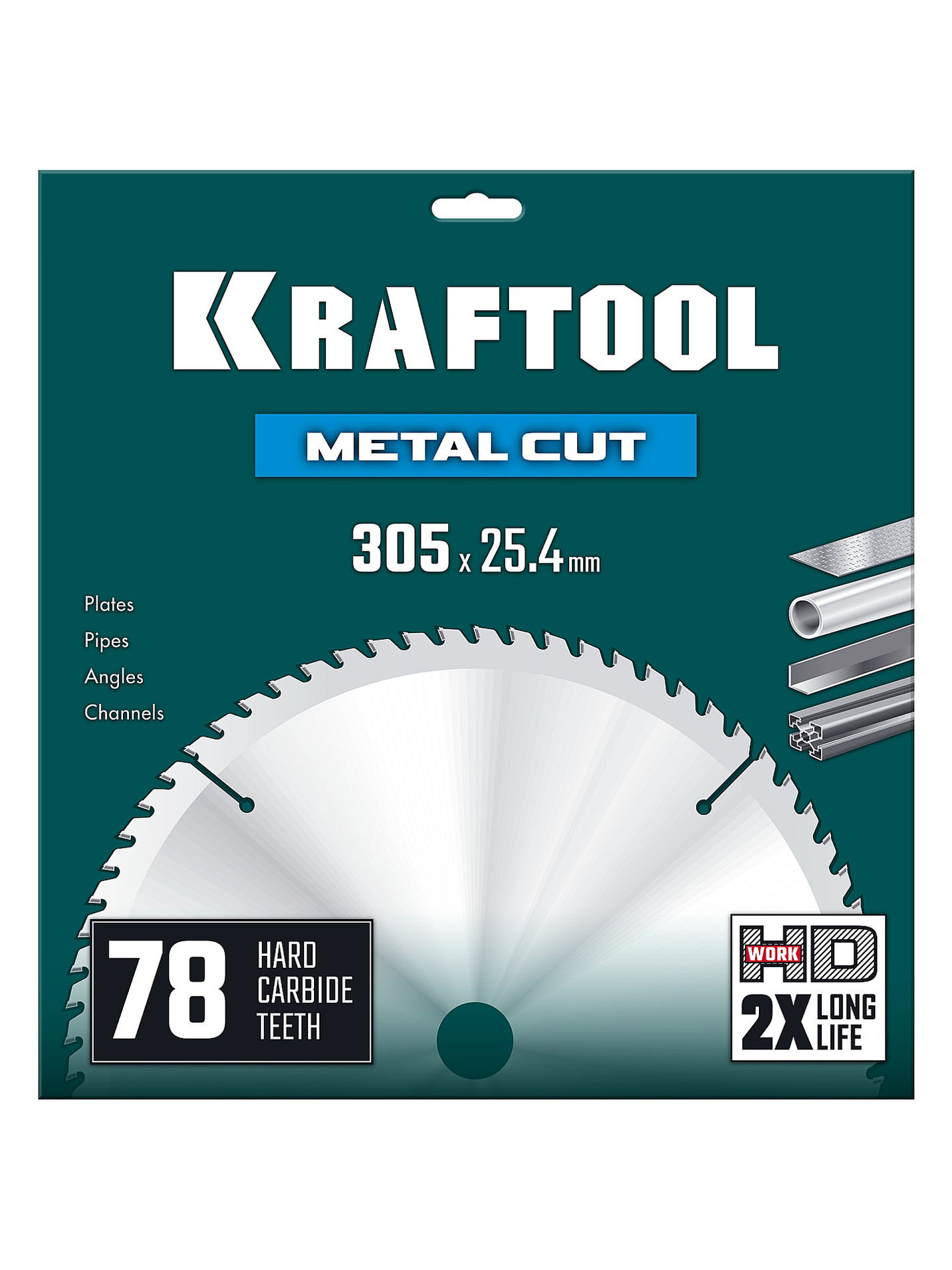 Диск пильный по металлу и стали Metal Cut, 305 х 25.4 мм, 78Т KRAFTOOL 36954-305-25.4-78