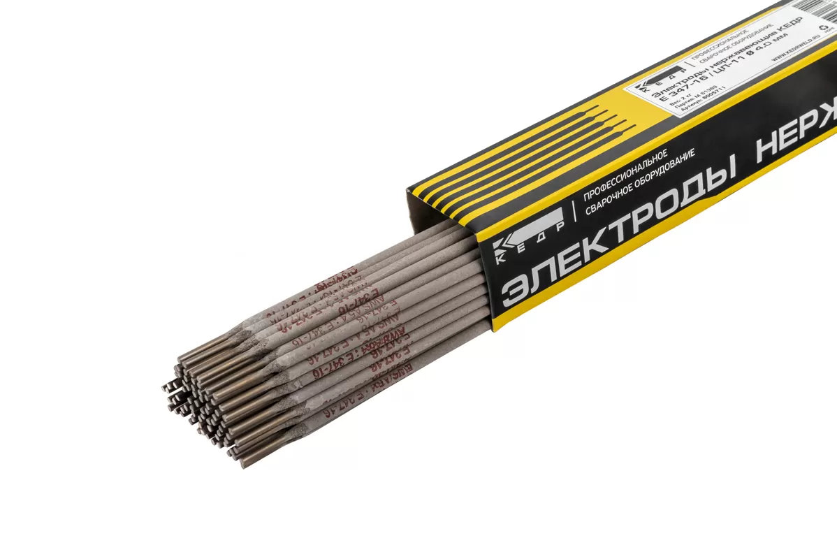 Электроды КЕДР E 347-16 / ЦЛ-11 D 4,0 мм (пачка 2 кг)