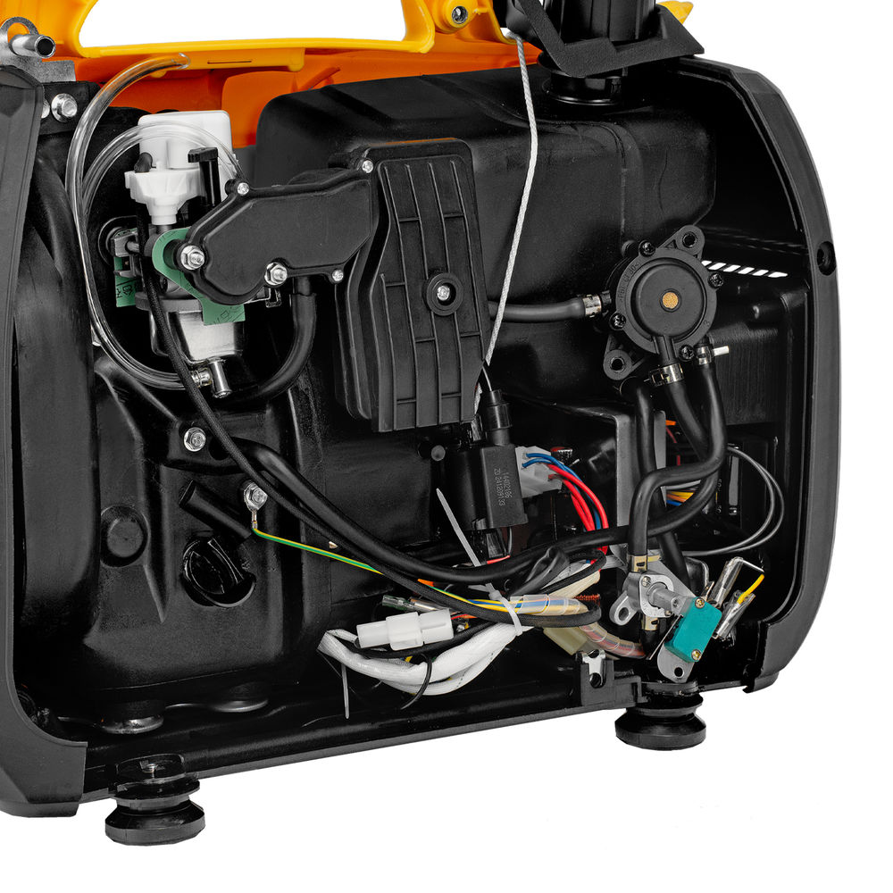 Генератор инверторный GT-1200iS, 1.2 кВт, 230 В, бак 2.4 л, закрытый корпус, ручной старт Denzel (94701)