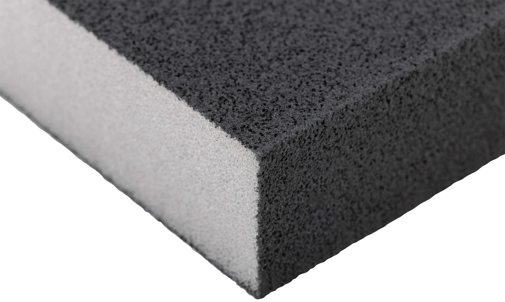 Губка шлифовальная алюминий-оксидная, 100х70х25 мм, средняя жесткость Р 180/ Р 360 (38370)