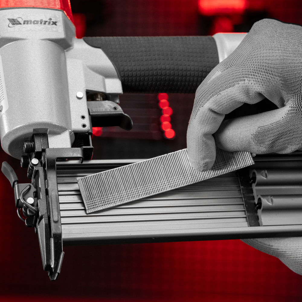 Гвозди для пневматического нейлера, длина 25 мм, ширина 1.25 мм, толщина 1 мм, 5000 шт Matrix (57608)