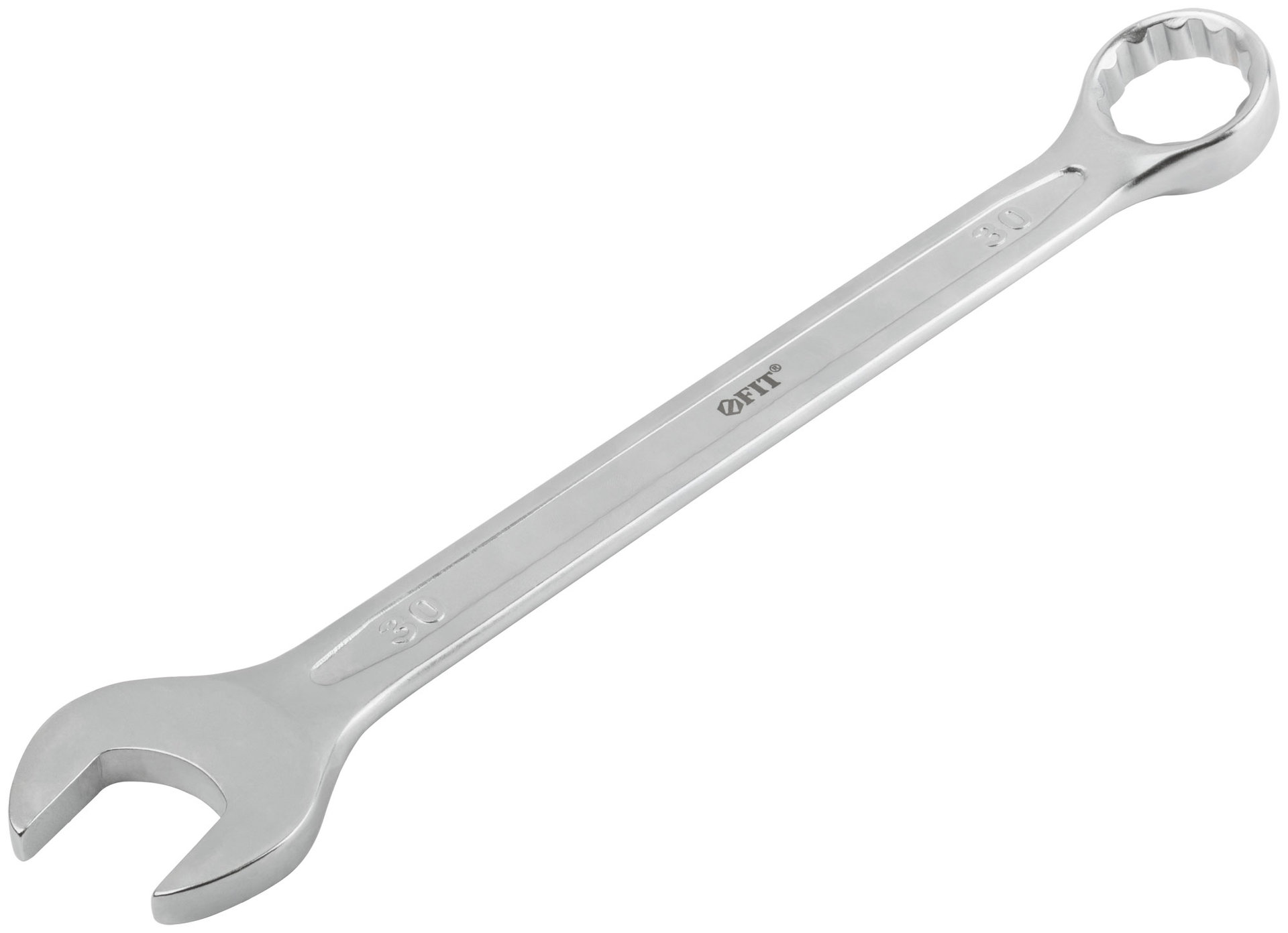 Ключ комбинированный усиленный Гранд, CrV, холодный штамп 30 мм